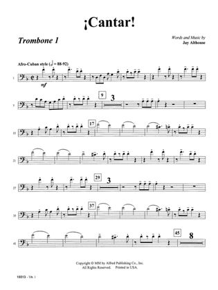 Cantar! (Sing!): 1st Trombone
