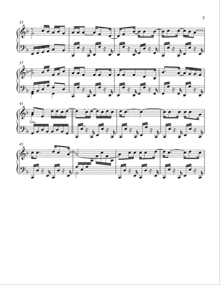 INSULANA NO 3 INSULANA NO 3 Piano Solo scores gallery preview page 3