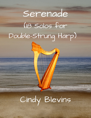 Book cover for Serenade, 18 original solos for Double-Strung Harp