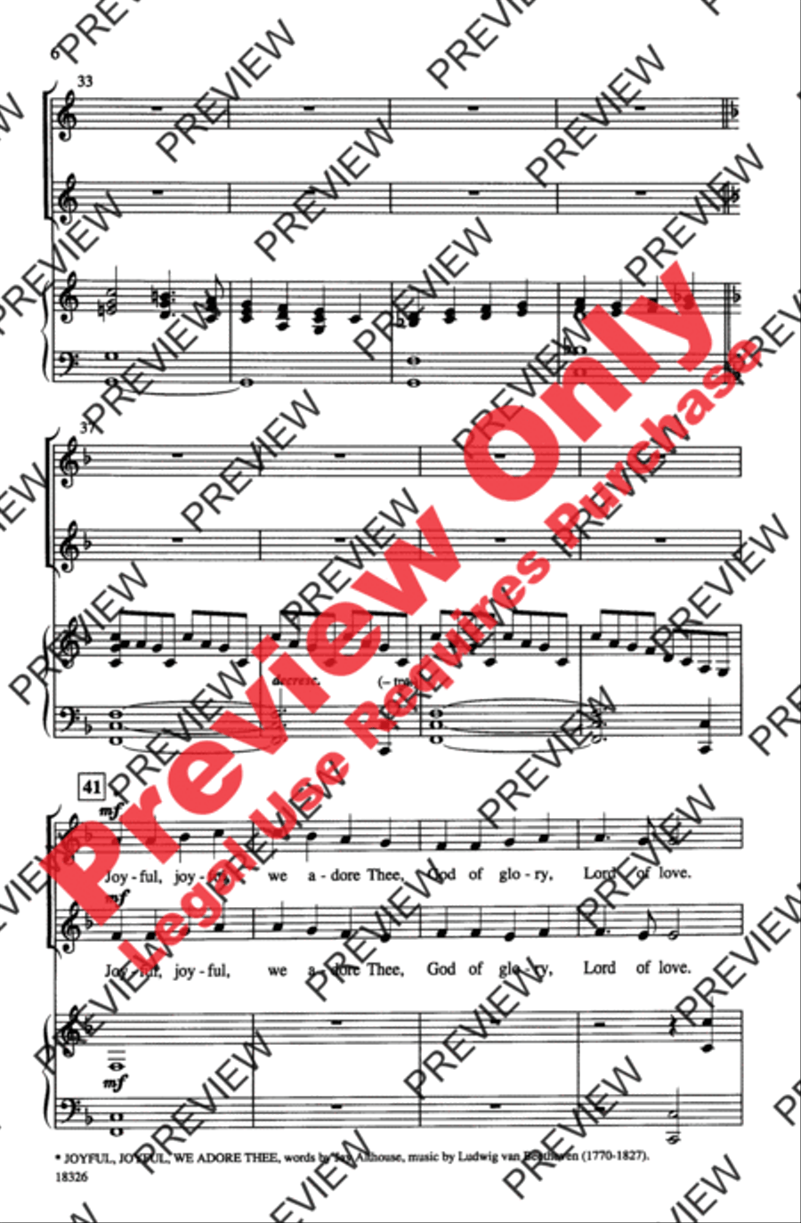Joyful, Joyful to the World 2-Part scores gallery preview page 6