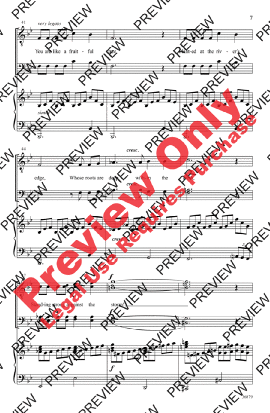 Arise, O Men of God Men's Choir scores gallery preview page 7