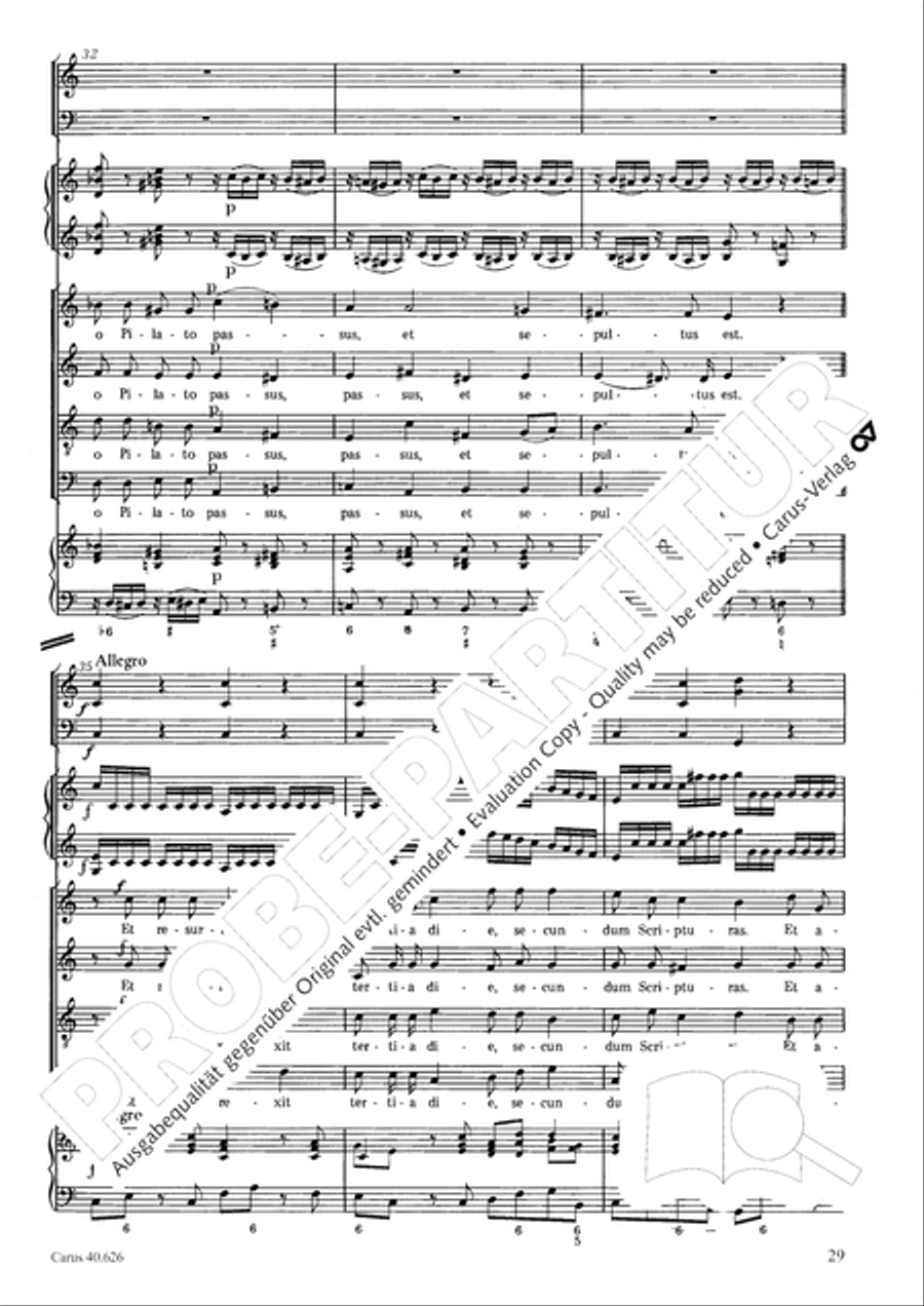 Mass in C Major Mass in C Major 4-Part scores gallery preview page 29