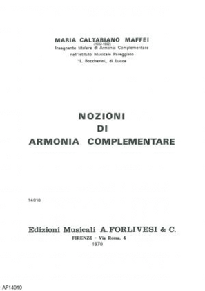 Book cover for Nozioni di armonia complementare