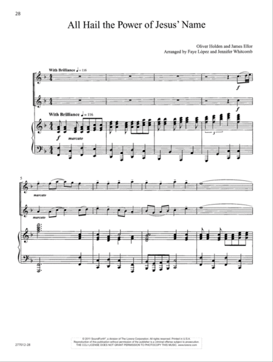 Be Still My Soul Flute Duet scores gallery preview page 15