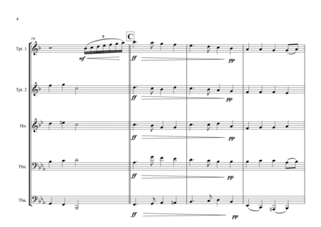 Hungarian National Anthem (“Himnusz”) for Brass Quintet image number null