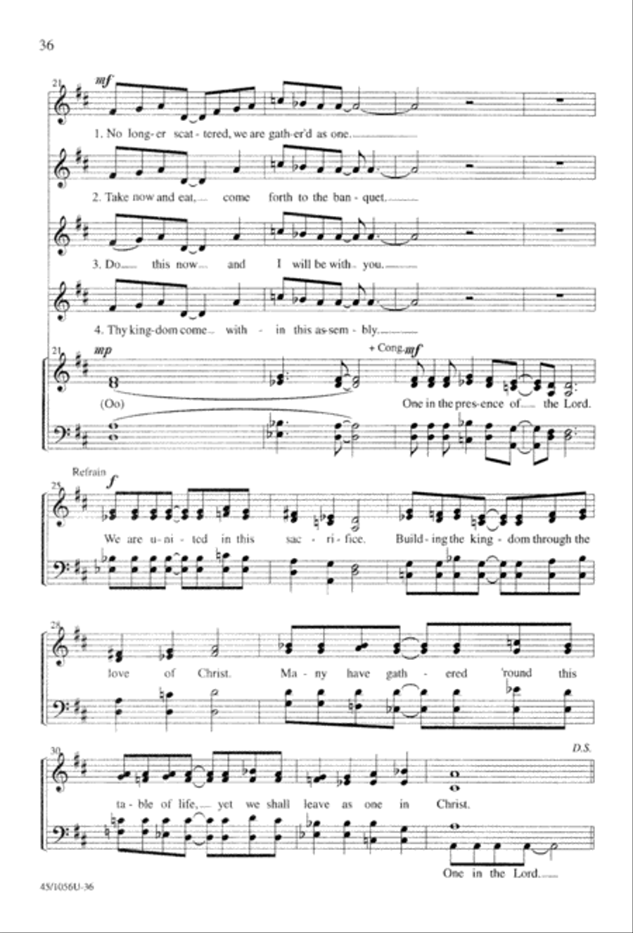 At the Lord's Table 4-Part scores gallery preview page 38