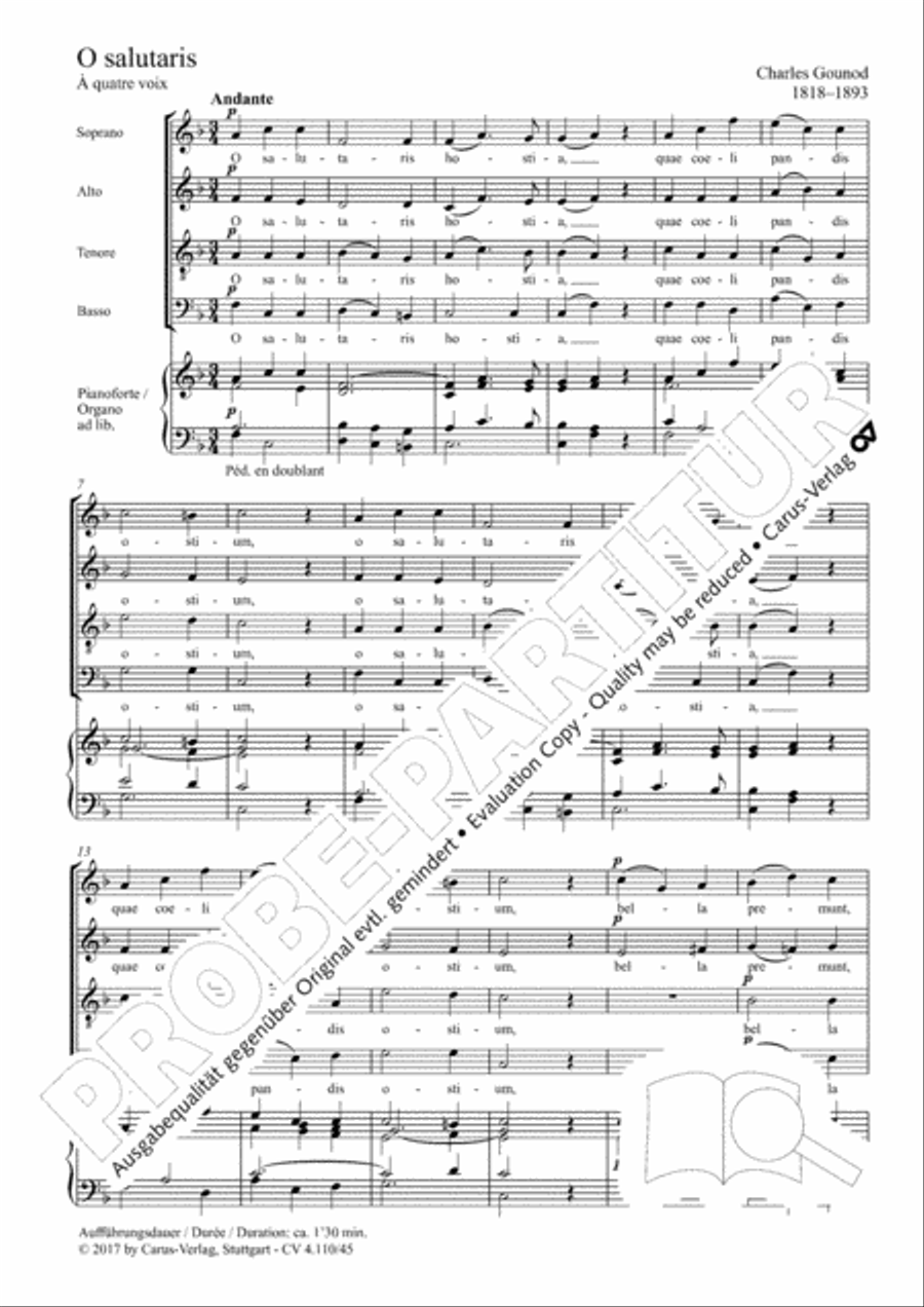 O salutaris 4-Part scores gallery preview page 3