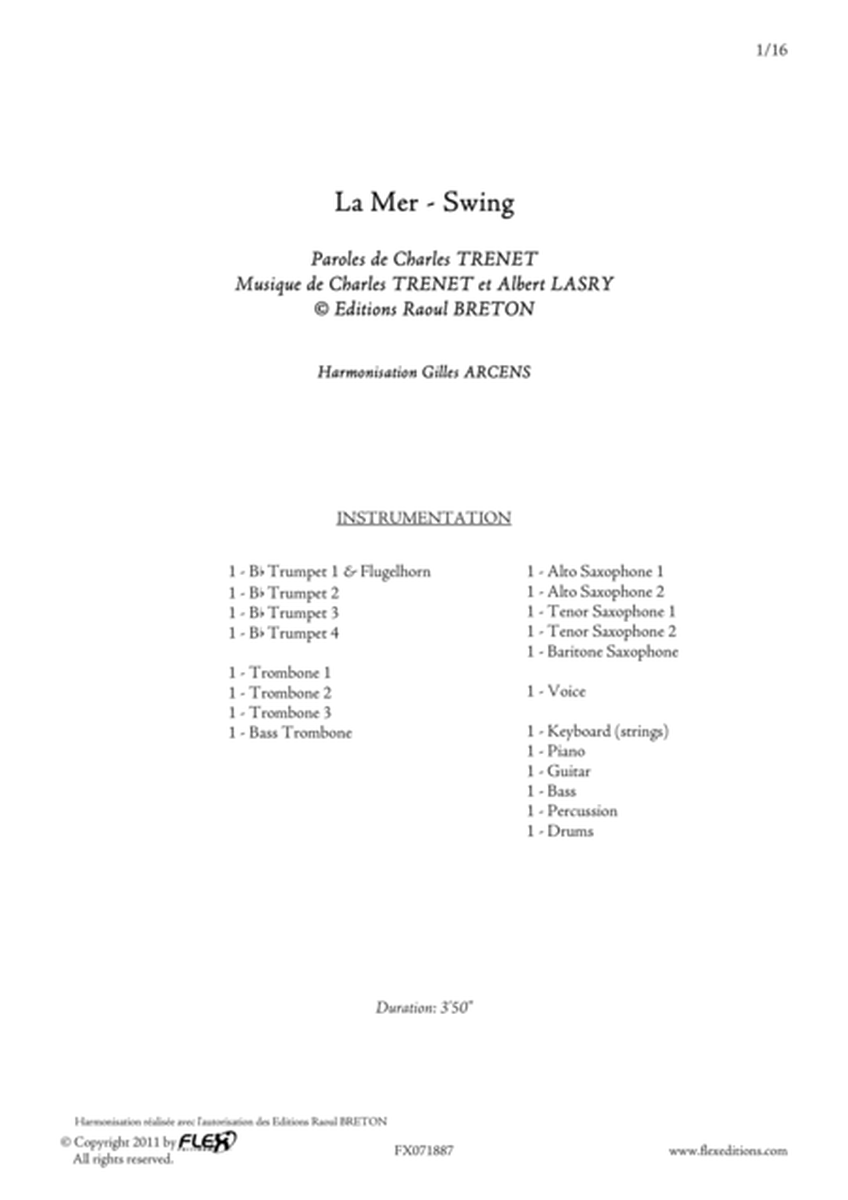La Mer - The Sea - Swing image number null