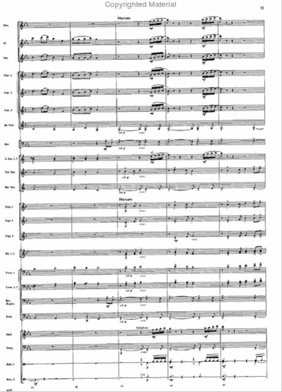A Vision of Majesty A Vision of Majesty Concert Band scores gallery preview page 10