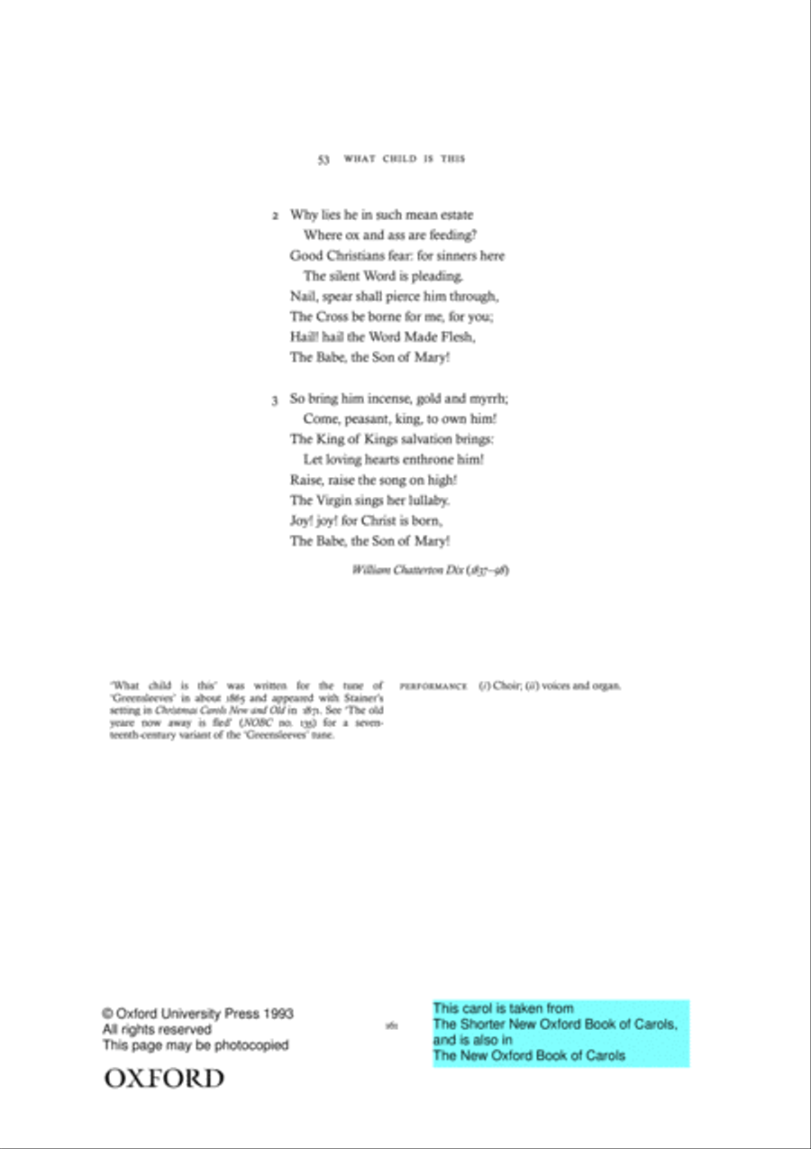 The Shorter New Oxford Book of Carols 4-Part scores gallery preview page 11