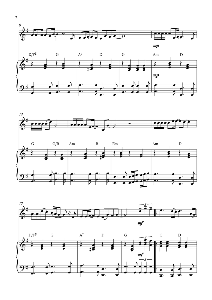 That's Why (you Go Away) Violin Solo scores gallery preview page 2