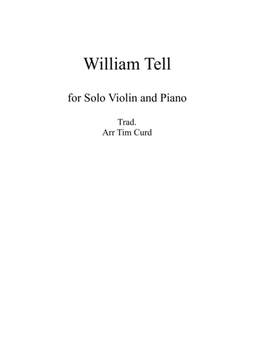 William Tell. For Solo Violin and Piano image number null