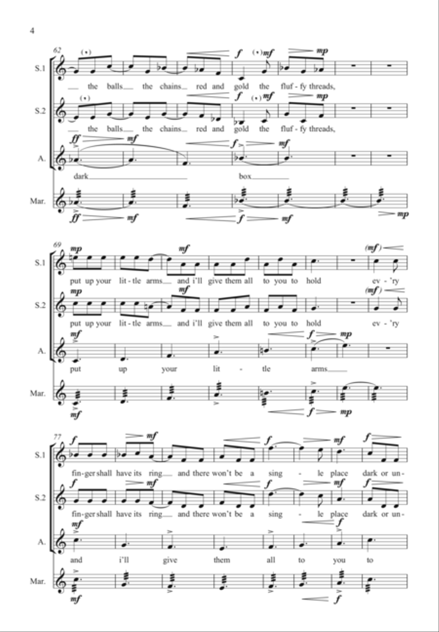Little Tree Little Tree Choir scores gallery preview page 4