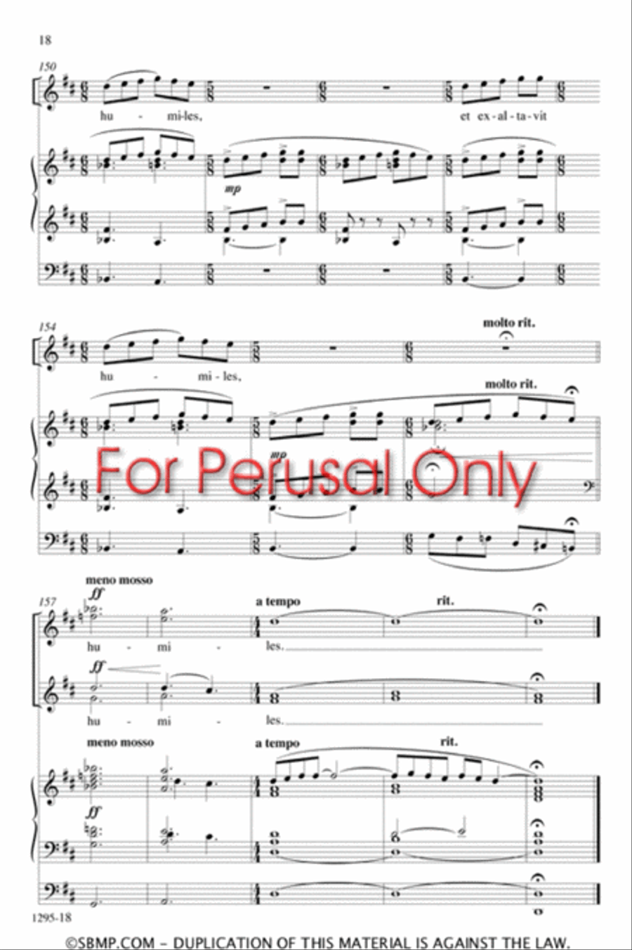 Fecit potentiam - SSAA Octavo SSAA scores gallery preview page 17