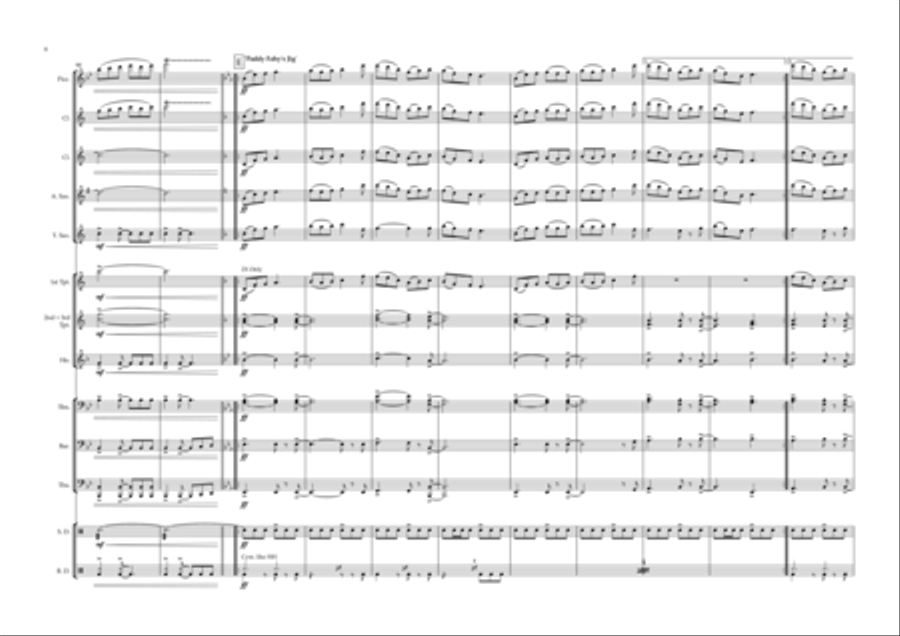 Words and Music Words and Music Marching Band scores gallery preview page 6