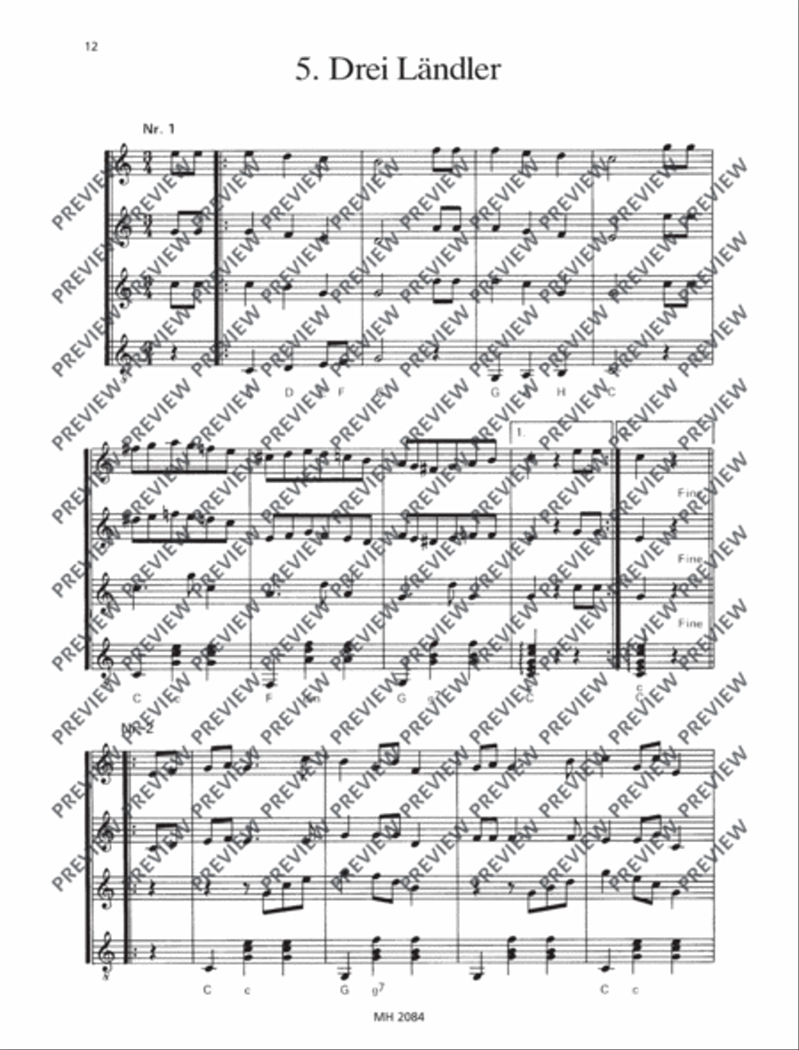 Hackbrett und Flöte Hackbrett und Flöte Flute scores gallery preview page 13