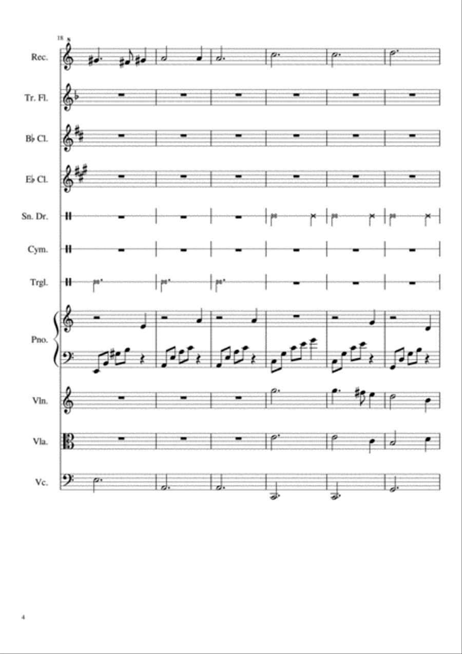 Greensleeves Percussion Ensemble scores gallery preview page 4