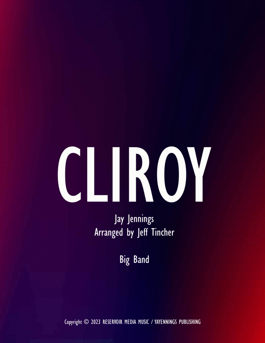 Cliroy Jazz Ensemble scores gallery preview page 1