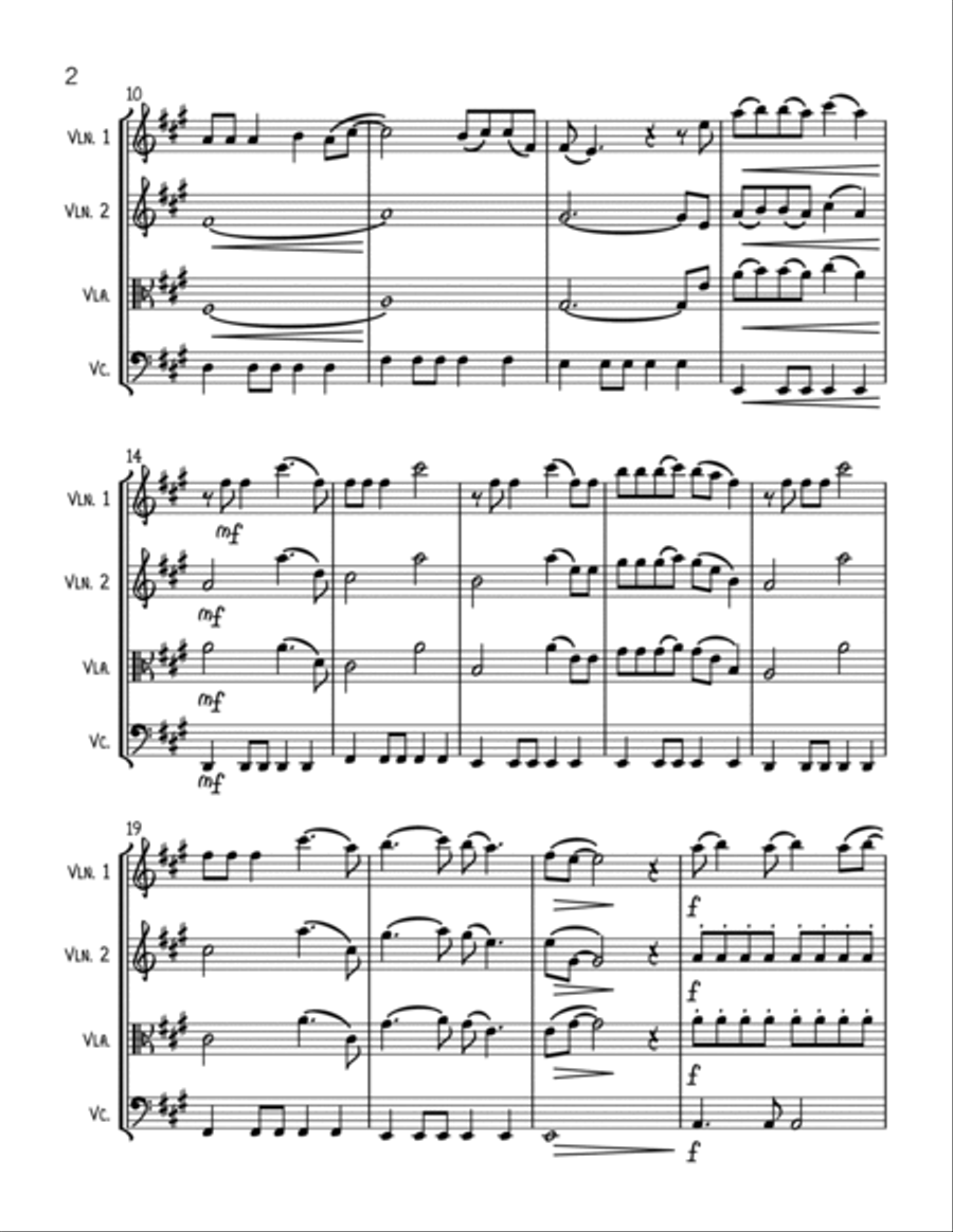 Wildest Dreams String Trio scores gallery preview page 2