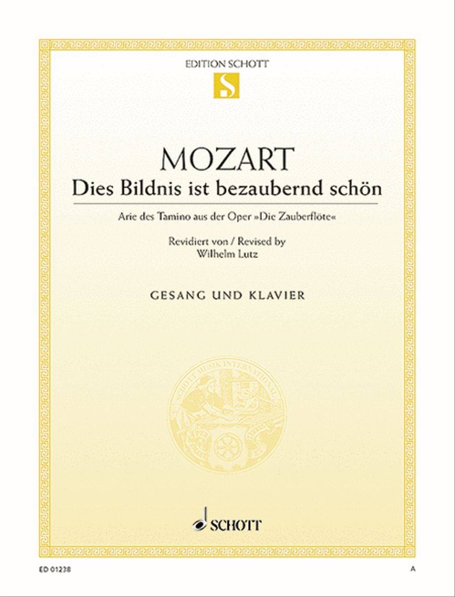 The Magic Flute Tenor Voice scores gallery preview page 1