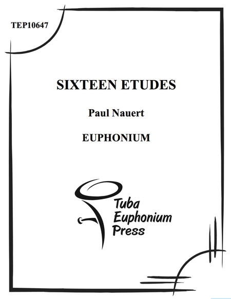 Sixteen Etudes for Euphonium