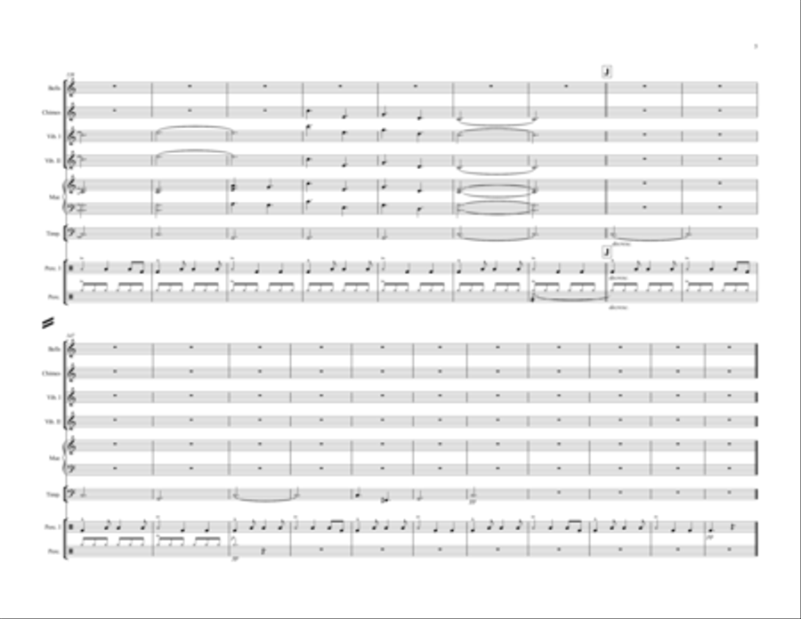 Silent Night Silent Night Percussion Ensemble scores gallery preview page 5