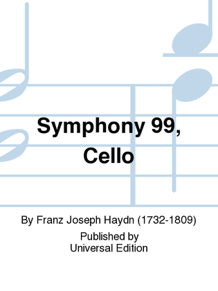 Book cover for Symphony 99, Cello