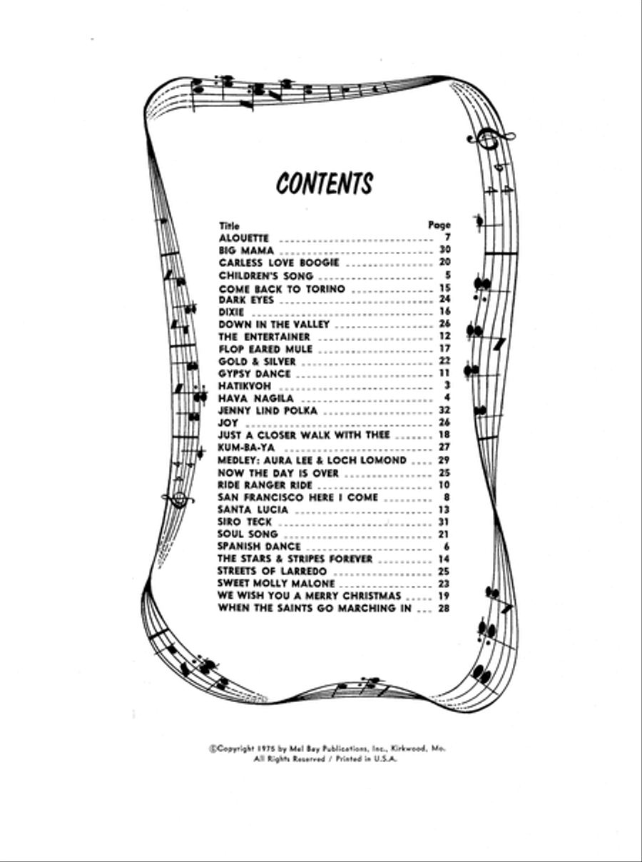 Fun with the Accordion Accordion scores gallery preview page 8