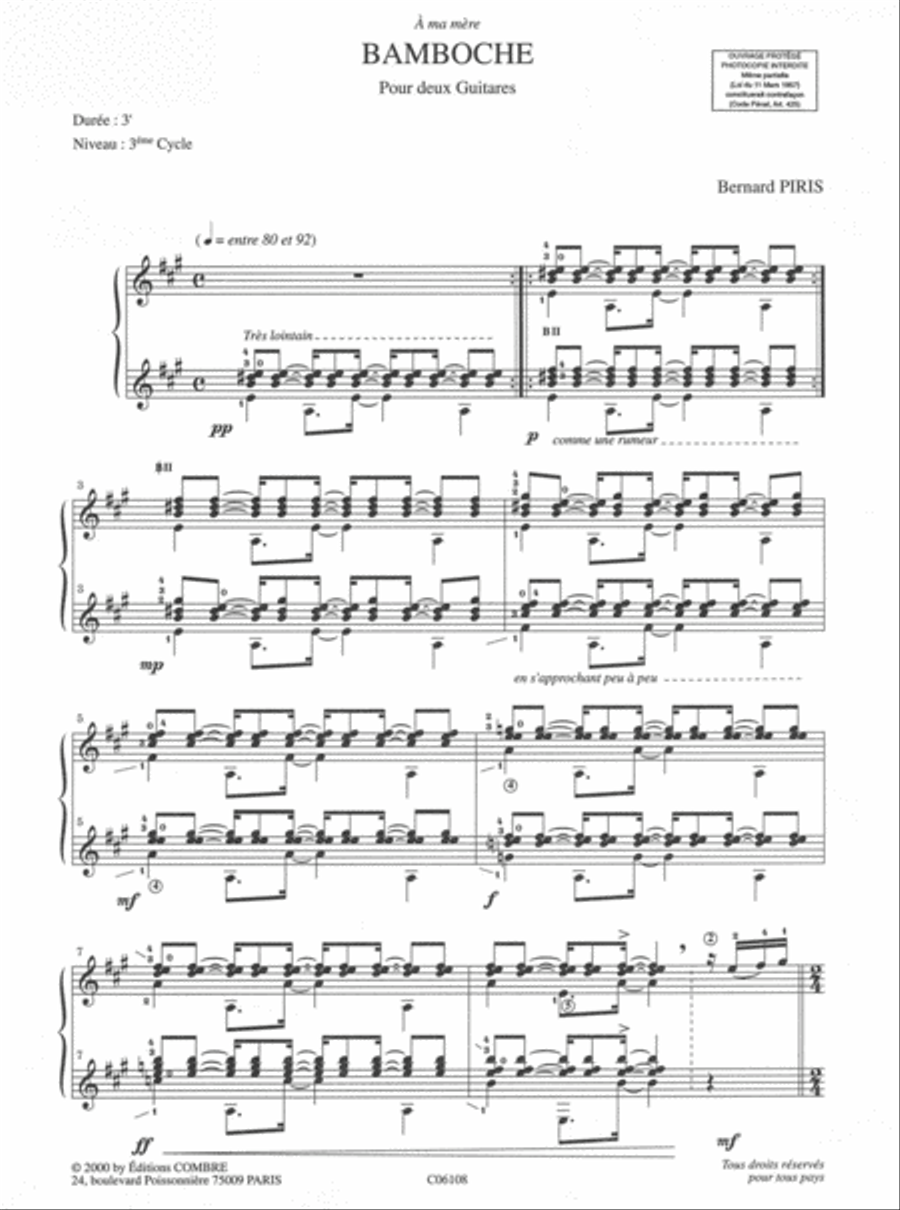 Bamboche Bamboche Acoustic Guitar scores gallery preview page 2