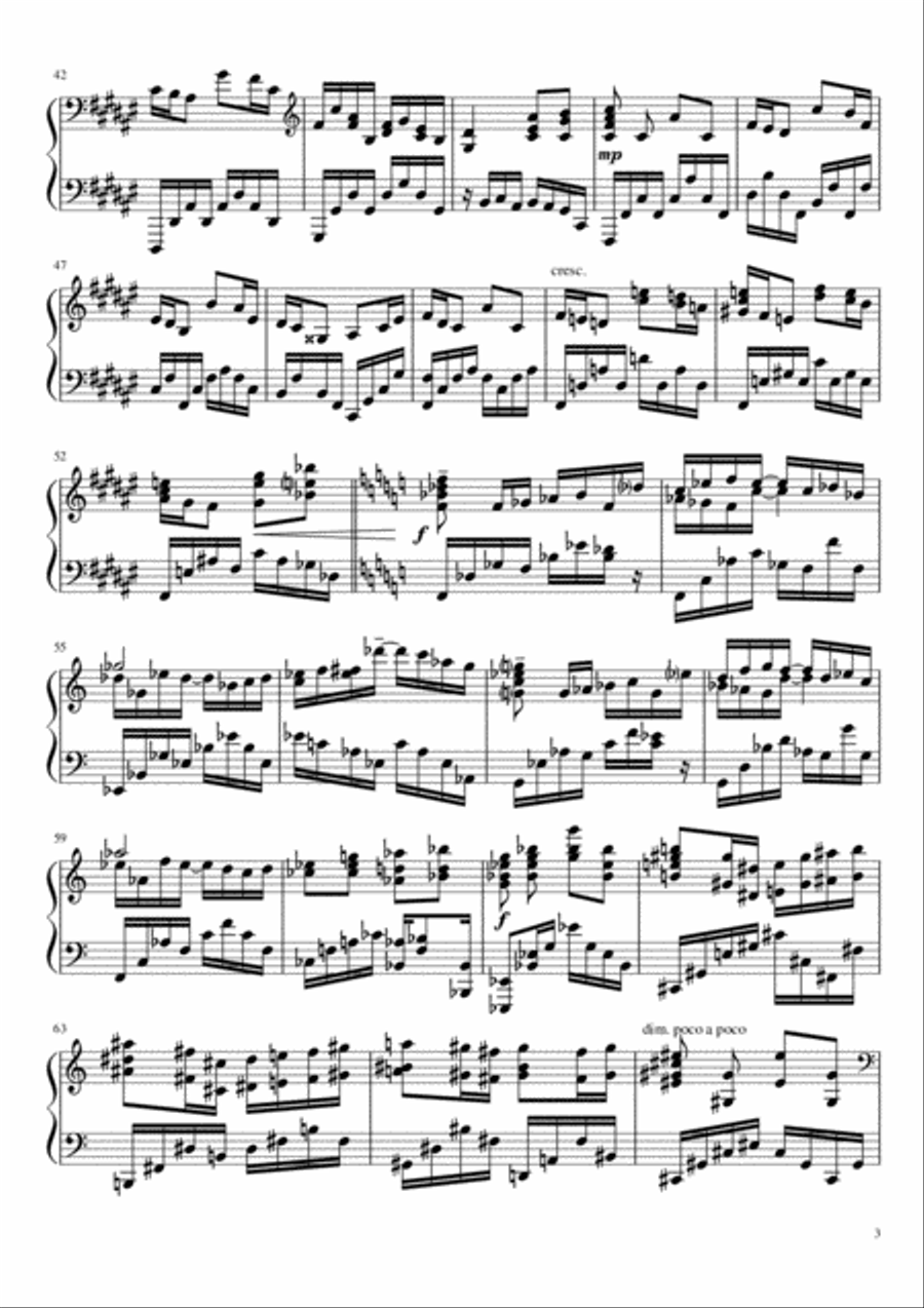 Legend №5 Legend №5 Piano Solo scores gallery preview page 3
