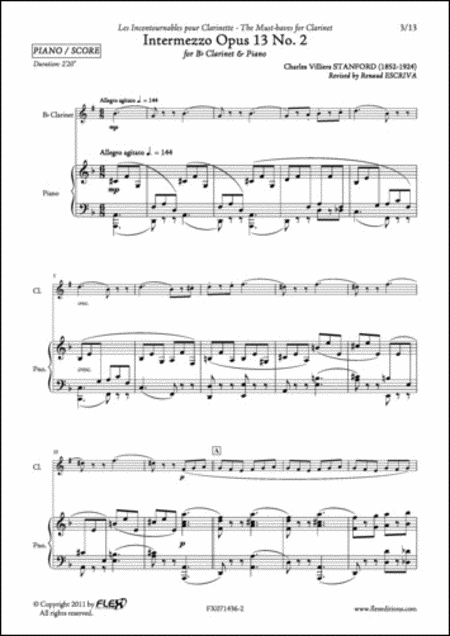 Intermezzo Opus 13 No. 2