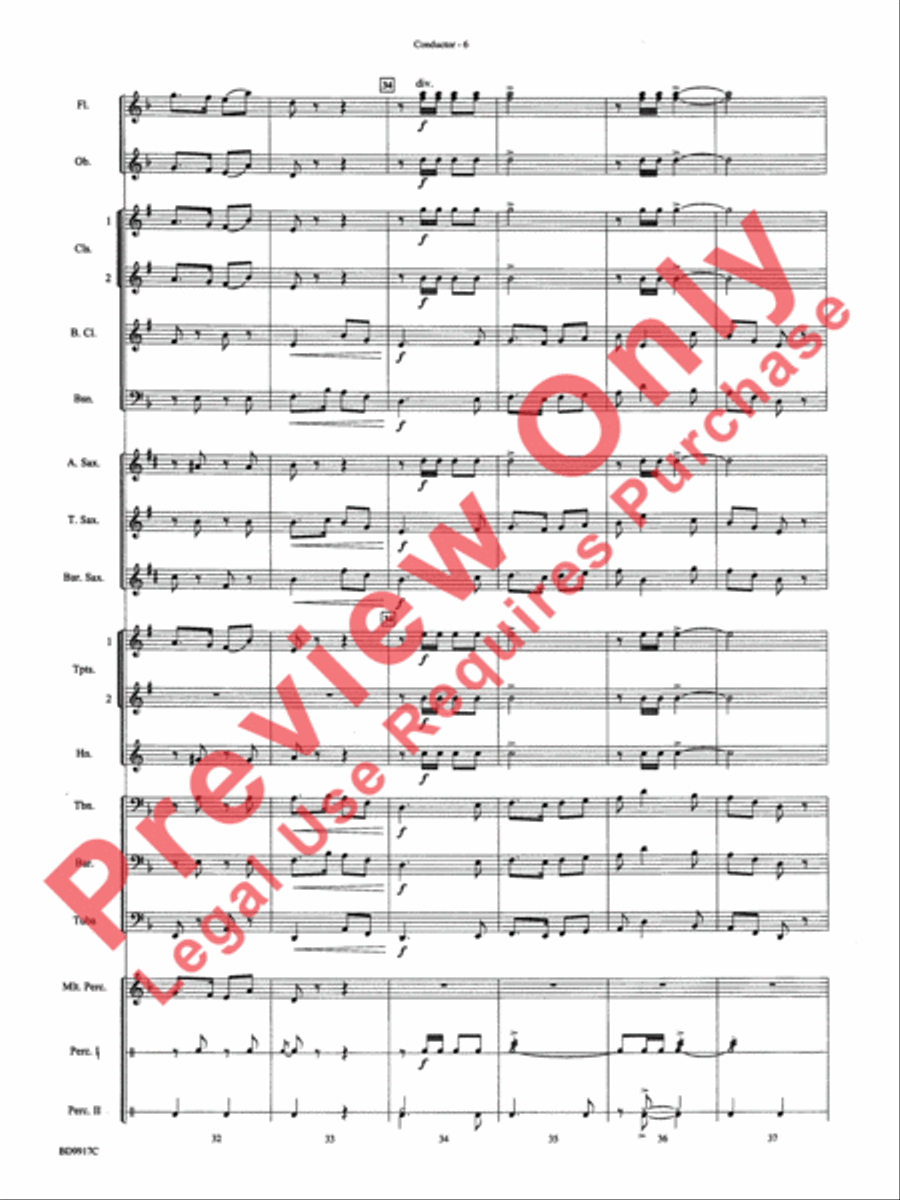 Barnum and Bailey's Favorite Concert Band scores gallery preview page 9