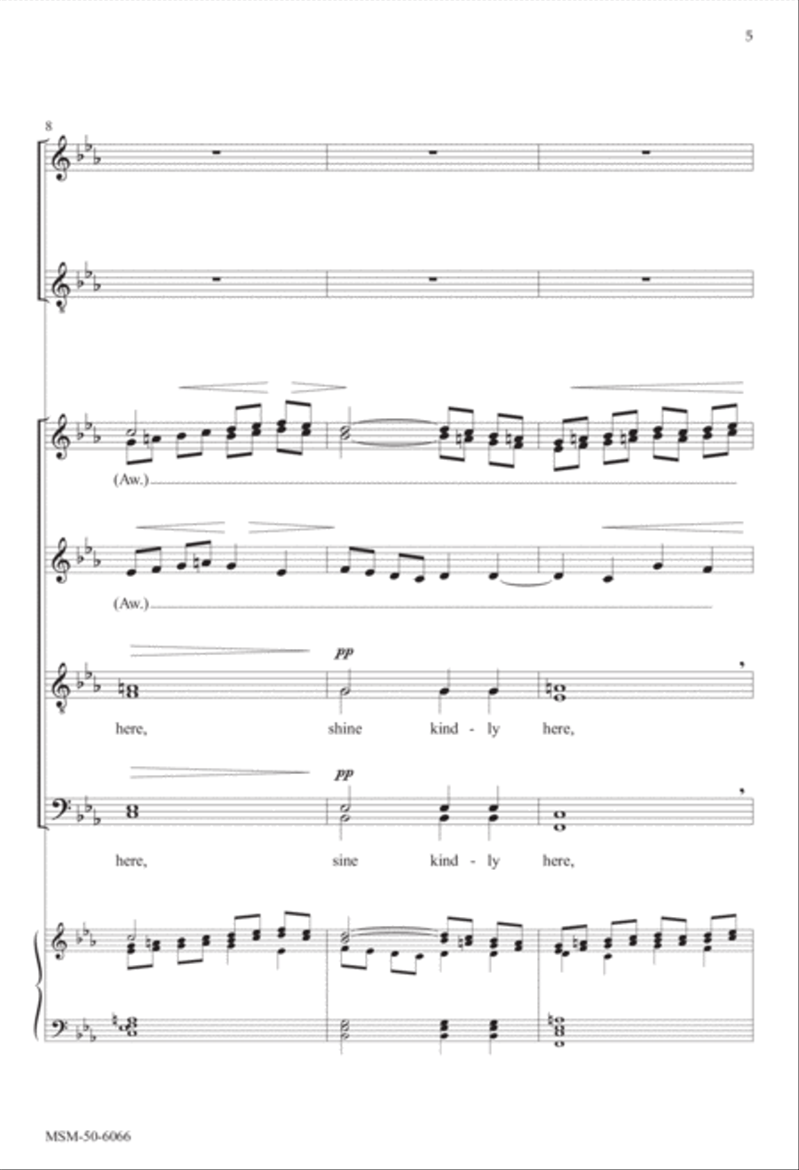 The Souls of the Righteous 4-Part scores gallery preview page 5
