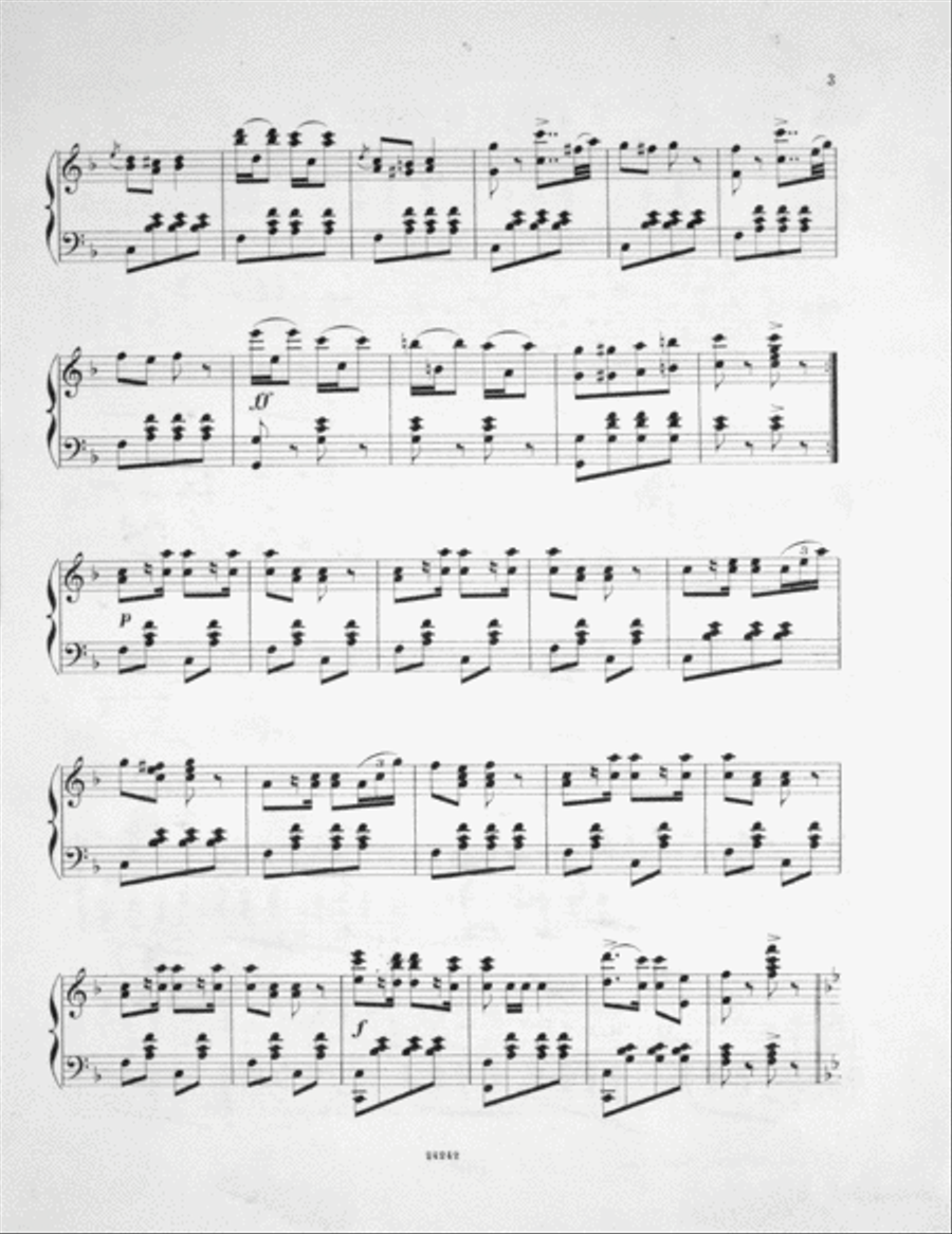 Tohubohu Galop Pour Piano Piano Solo scores gallery preview page 3