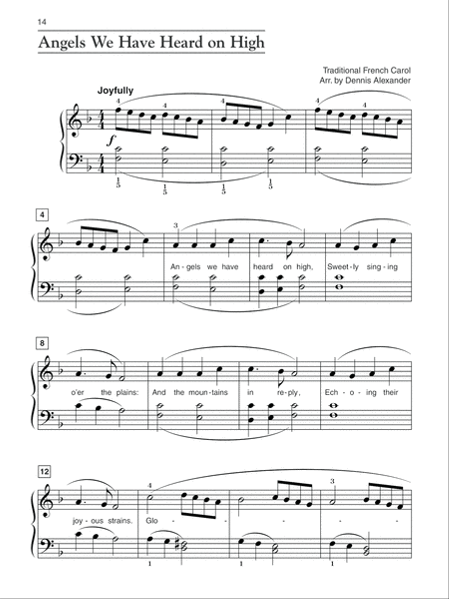 Alfred's Basic Adult All-in-One Christmas Piano, Book 2 Piano Method scores gallery preview page 4