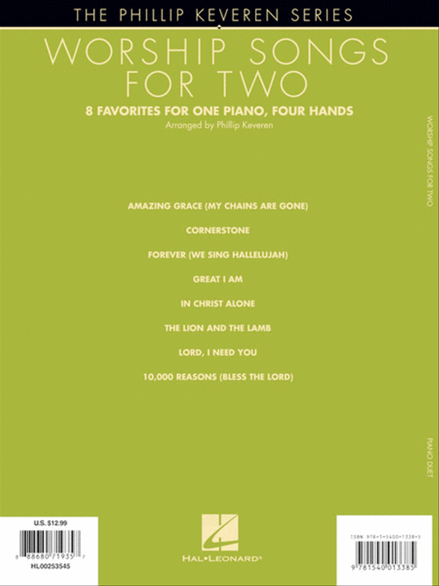Worship Songs for Two 1 Piano, 4-Hands scores gallery preview page 6