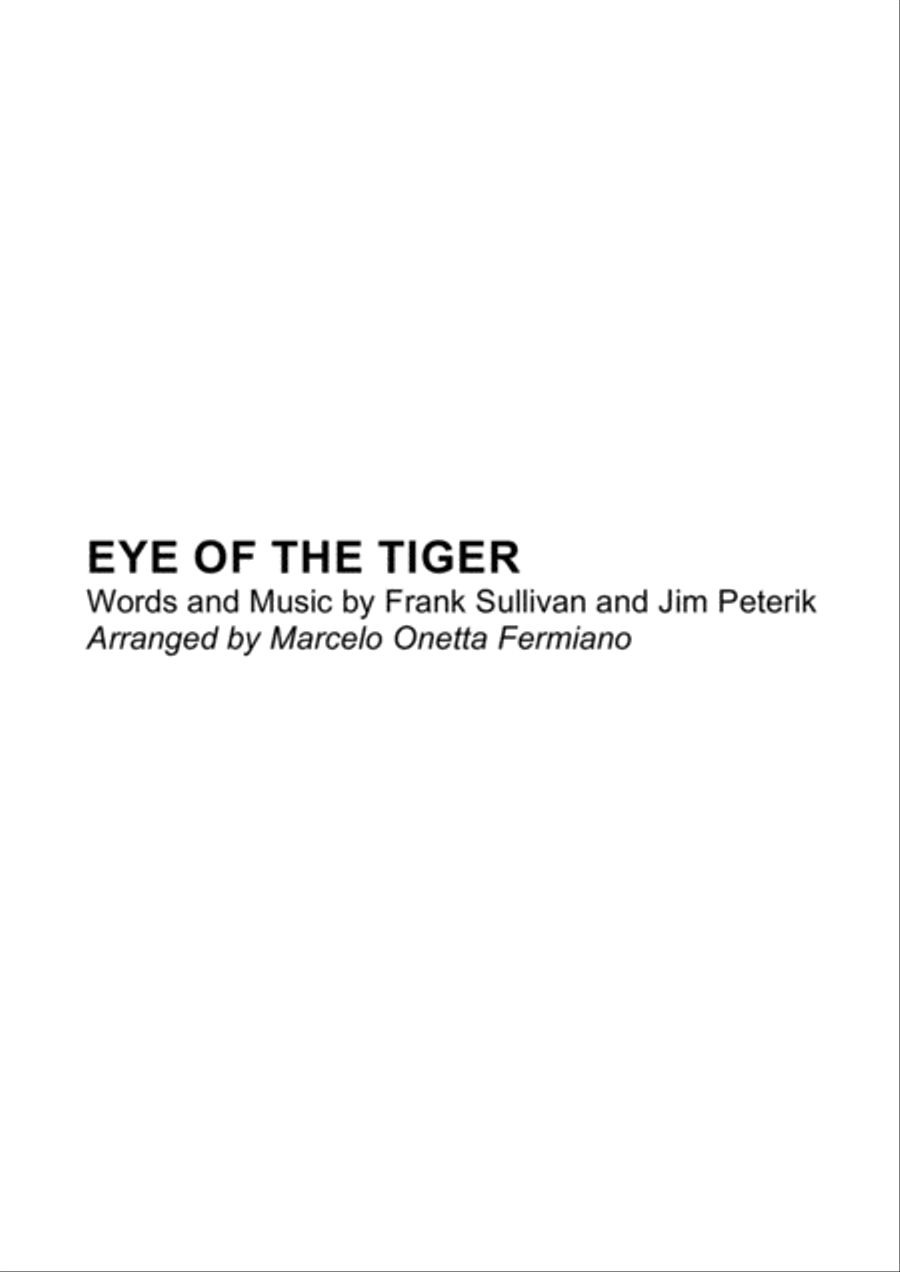 Eye Of The Tiger Eye Of The Tiger String Quartet scores gallery preview page 3