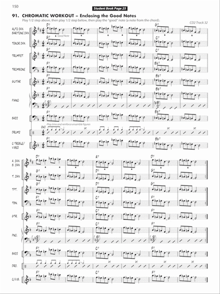 Essential Elements for Jazz Ensemble – Conductor Jazz Ensemble scores gallery preview page 8