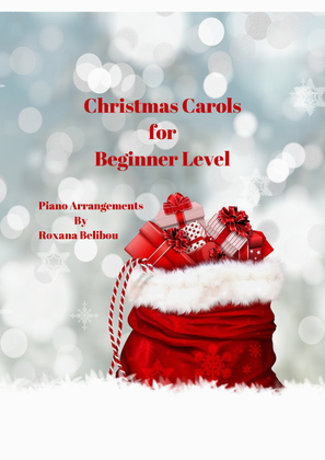 Book cover for Christmas Carols for Beginner Level Sheet Collection Piano