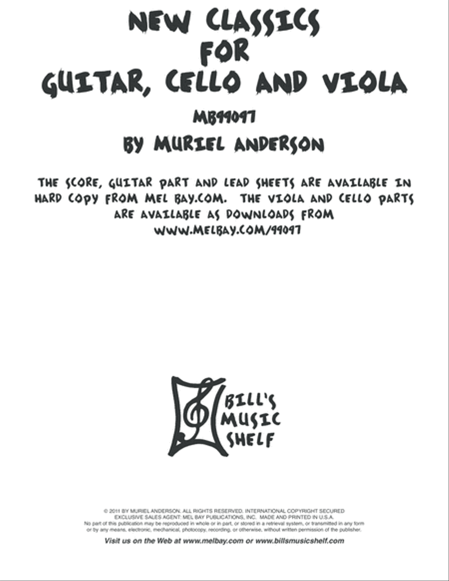 New Classics for Guitar and Cello/Guitar and Viola Cello scores gallery preview page 2