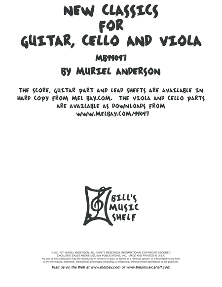New Classics for Guitar and Cello/Guitar and Viola