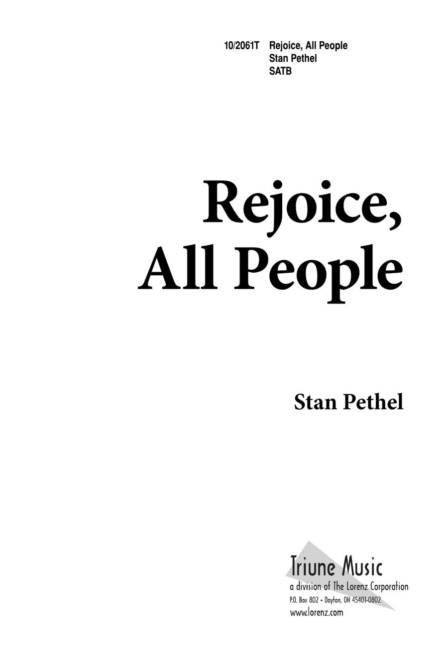 Rejoice All People