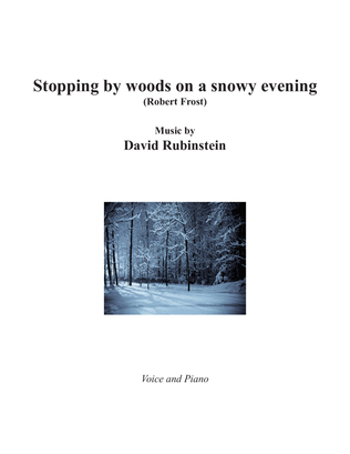 Stopping by woods on a snowy evening
