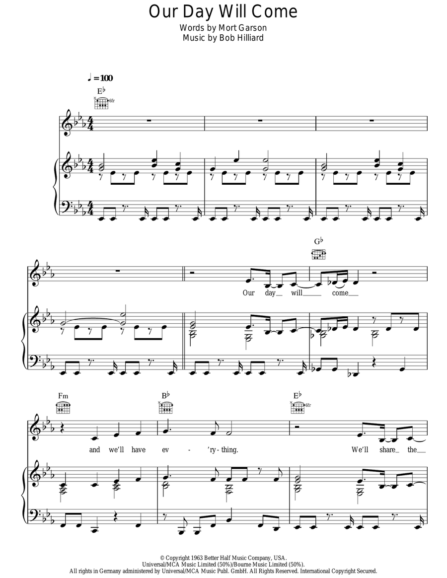 Our Day Will Come Our Day Will Come Acoustic Guitar scores gallery preview page 1