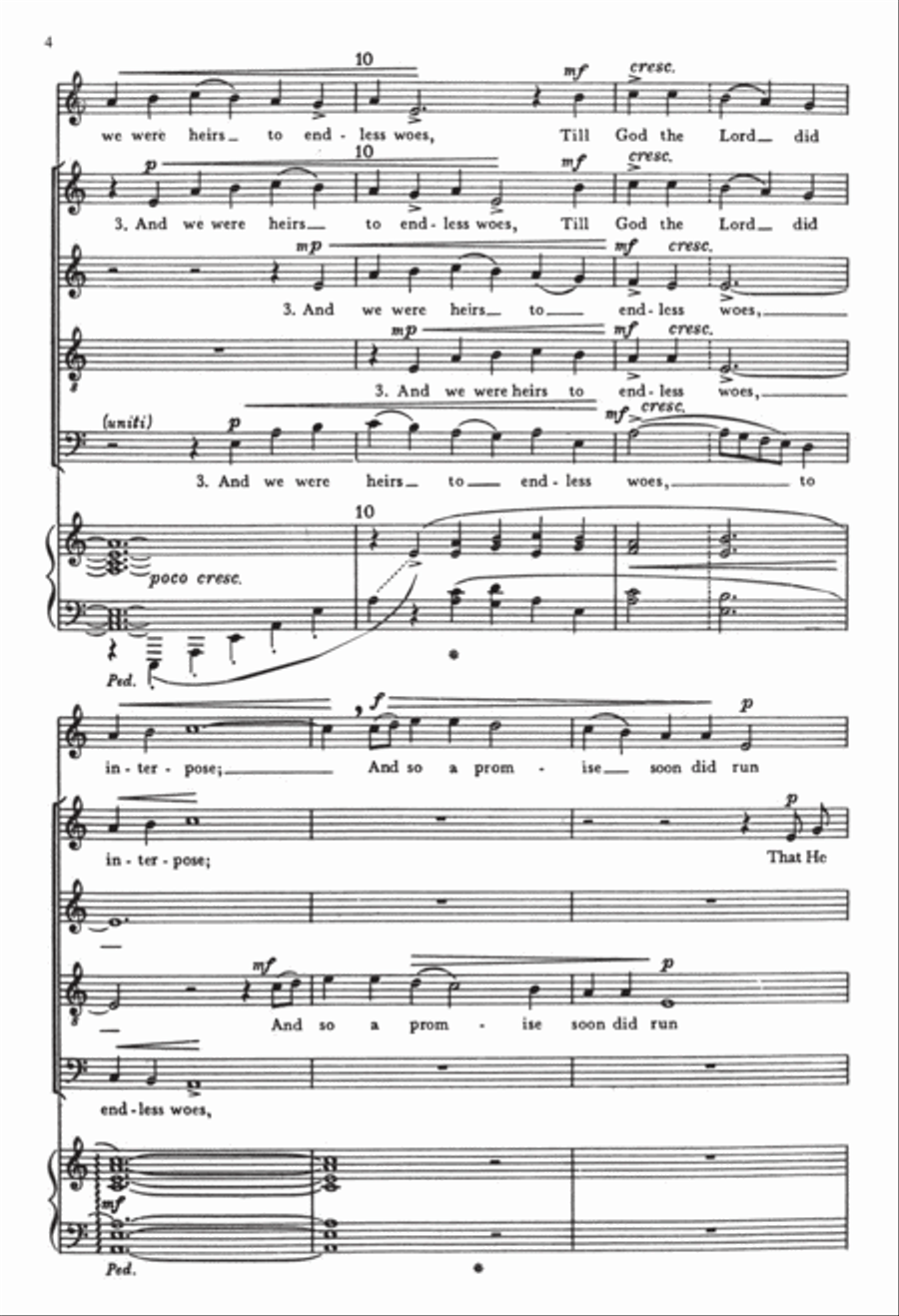 The Seven Joys of Christmas: 1. The Joy of Love: This is the truth 4-Part scores gallery preview page 4