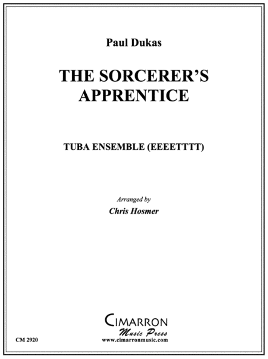 The Sorcerer's Apprecntice Euphonium scores gallery preview page 1