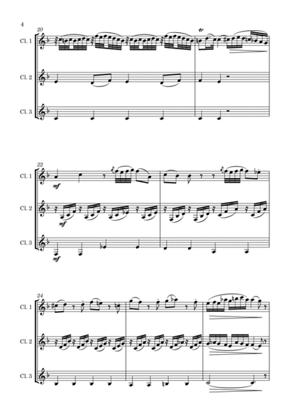 Sonata No. 4 in E flat, K. 282 - I. Adagio, for clarinet trio image number null