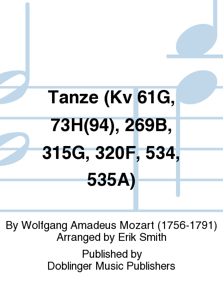 Tanze (KV 61g, 73h(94), 269b, 315g, 320f, 534, 535a)