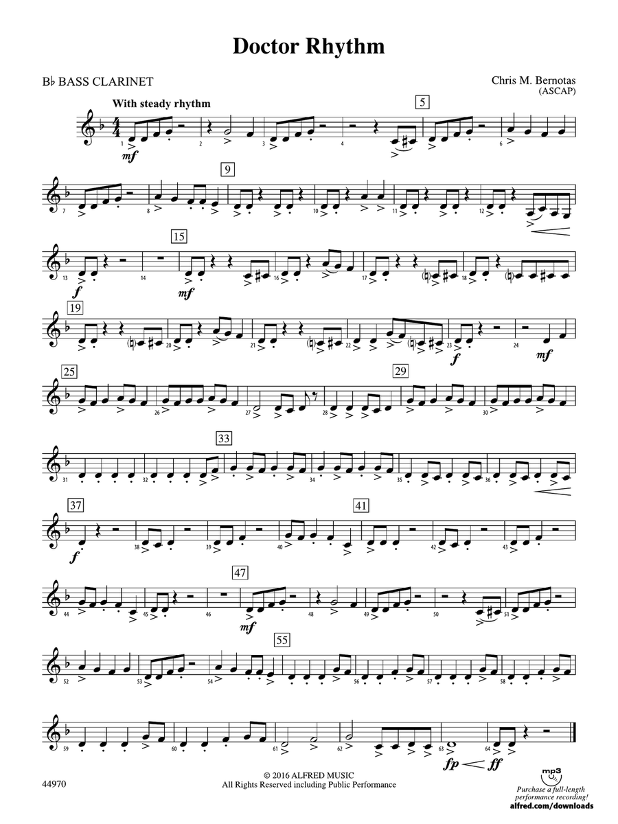 Doctor Rhythm: B-flat Bass Clarinet