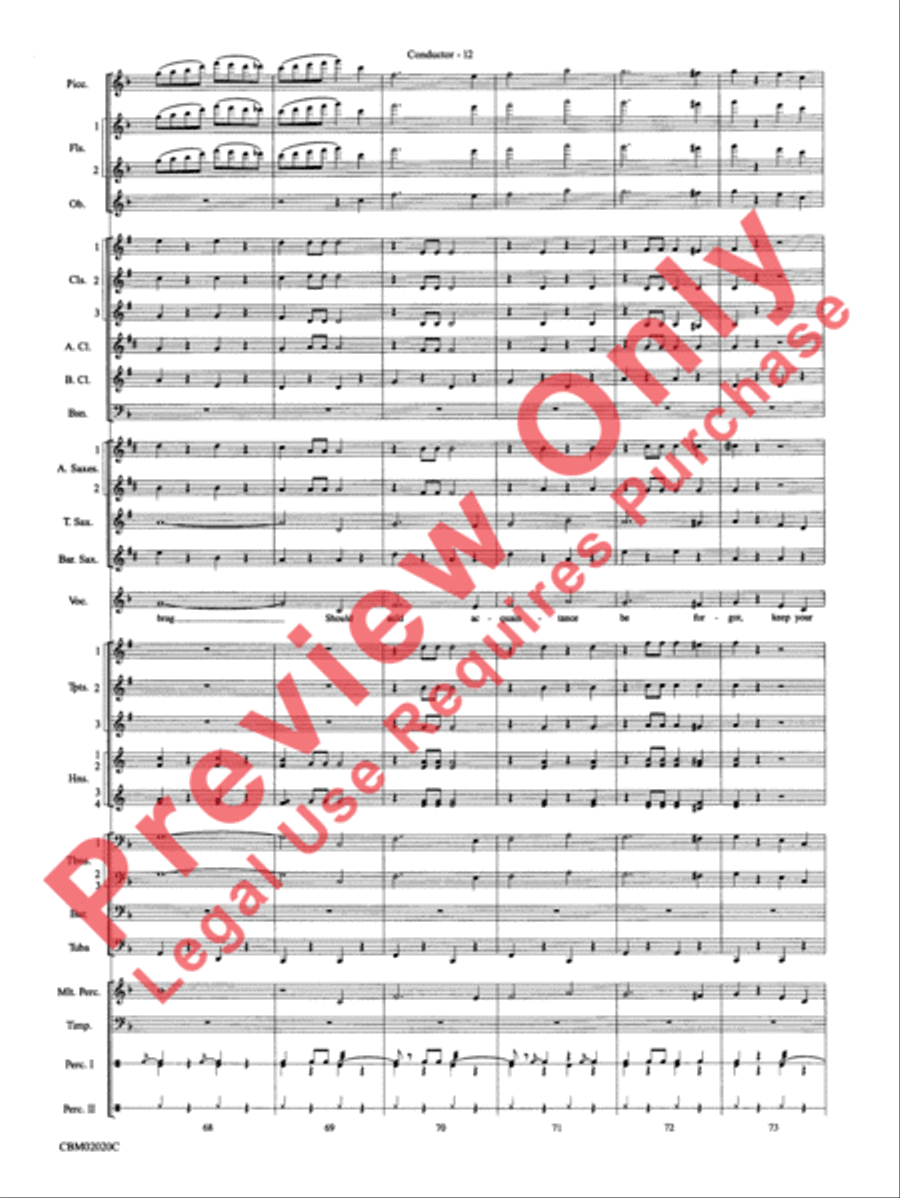 The Ultimate Patriotic Sing-Along Concert Band scores gallery preview page 15
